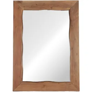 Aspen 43" Mirror Frame in Smoked Acacia