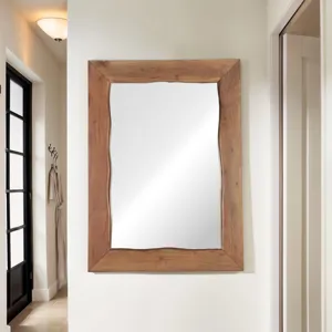Aspen 43" Mirror Frame in Smoked Acacia