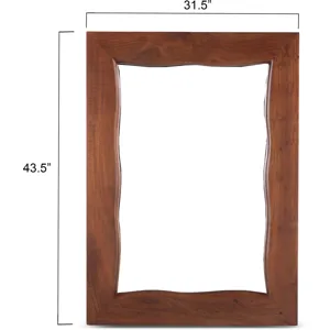 Aspen 43" Mirror Frame in Walnut