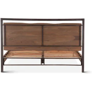 Aspen King Bed in Smoked Acacia