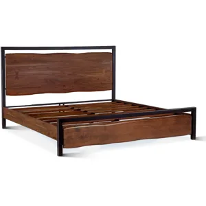 Aspen King Bed in Walnut