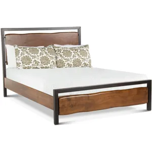 Aspen Queen Bed in Walnut