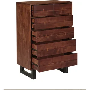 Aspen 34" Tall Chest in Walnut