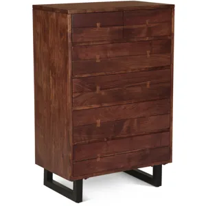 Aspen 34" Tall Chest in Walnut