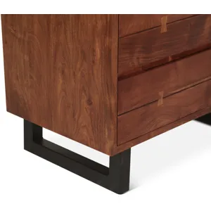 Aspen 34" Tall Chest in Walnut