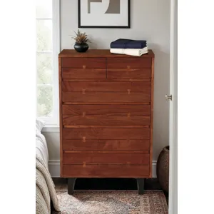 Aspen 34" Tall Chest in Walnut