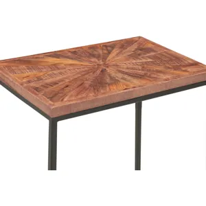 Aster 20" Nesting Side Tables in Sunburst Brownstone