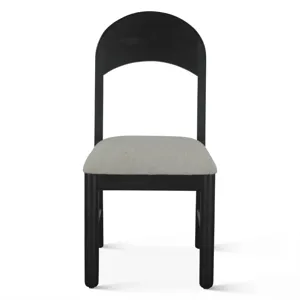Bilboa 18" Upholstered Dining Chair in Black