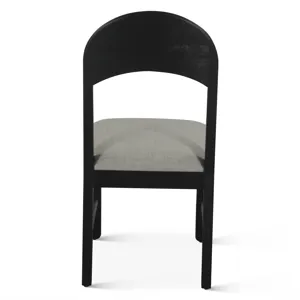 Bilboa 18" Upholstered Dining Chair in Black