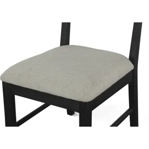 Bilboa 18" Upholstered Dining Chair in Black
