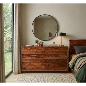 Brisbane 62" Dresser in Natural Sheesham