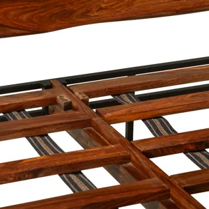 Brisbane King Bed in Natural Sheesham