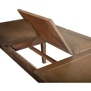 Casablanca 72" Extension Dining Table in Toffee Nut