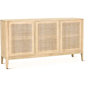 Casablanca 64" Sideboard in Natural White