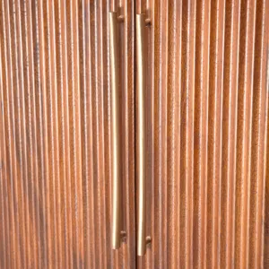 Cosmopolitan 39" Bar Cabinet in Honey Brown