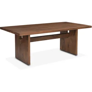 Cosmopolitan 82" Dining Table in Honey Brown