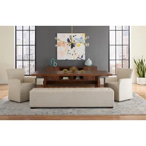 Cosmopolitan 82" Dining Table in Honey Brown