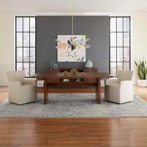 Cosmopolitan 82" Dining Table in Honey Brown