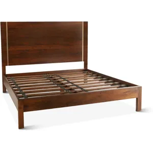 Cosmopolitan King Bed in Honey Brown