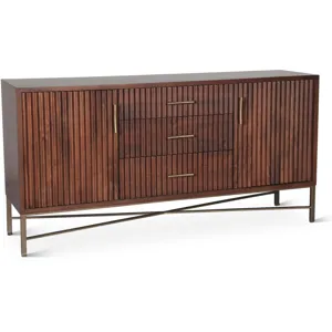 Cosmopolitan 68" Sideboard in Honey Brown