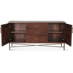 Cosmopolitan 68" Sideboard in Honey Brown