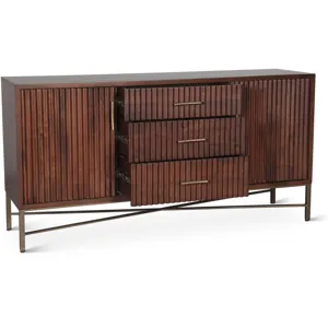 Cosmopolitan 68" Sideboard in Honey Brown