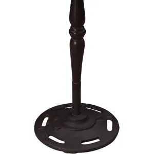 Detroit 12" Side Table in Retro Impulse Marble with Casted Base
