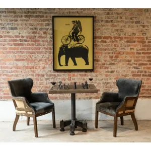 Eiffel 30" Chess Bistro Table