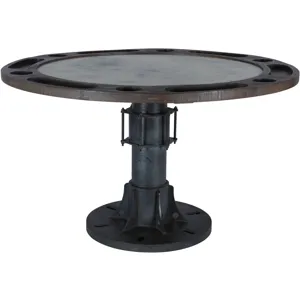 Eiffel 52" Poker Game Table with White Marble Top