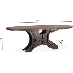 Eiffel 94" Oval Dining Table