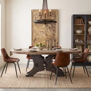 Eiffel 94" Oval Dining Table