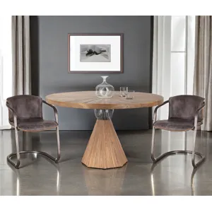 Portofino 22" Dining Chair in Antique Ebony Leather