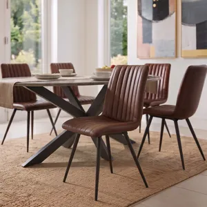 Essex Chelsea 19" Dining Chair in Hand Washed Chestnut