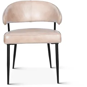 Essex Dover 23" Armchair in Antique Ivory Leather