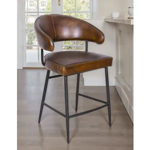Essex Dover 22" Counter Chair in Hand Washed Chestnut