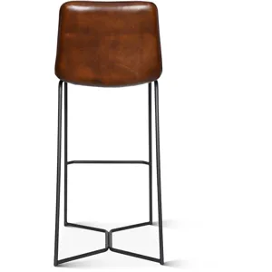 Essex Morgan 18" Bar Chair in Hand Washed Chestnut