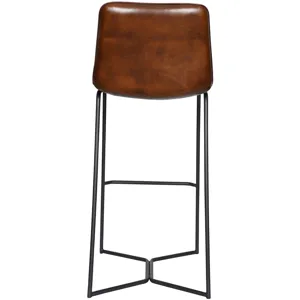 Essex Morgan 18" Bar Chair in Hand Washed Chestnut