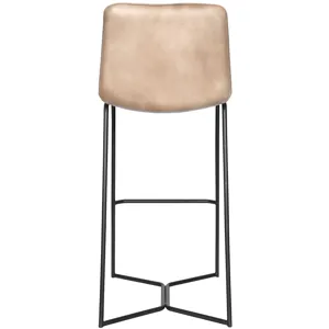 Essex Morgan 18" Bar Chair in Hand Washed Taupe