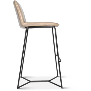 Essex Morgan 18" Bar Chair in Hand Washed Taupe