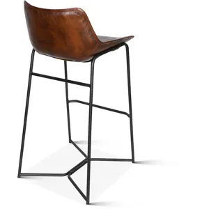 Essex Stanley 19" Bar Chair in Hand Washed Chestnut
