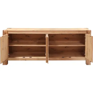 Flagstaff 80" Buffet in Natural Distressed Oak