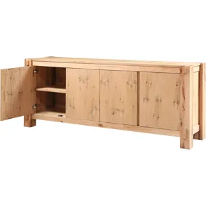 Flagstaff 80" Buffet in Natural Distressed Oak
