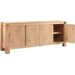 Flagstaff 80" Buffet in Natural Distressed Oak