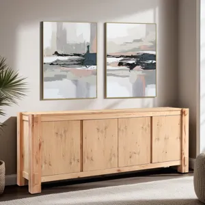 Flagstaff 80" Buffet in Natural Distressed Oak