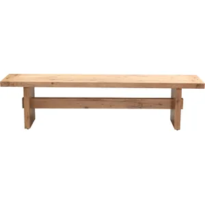 Flagstaff 74" Bench in Natural Distressed Oak