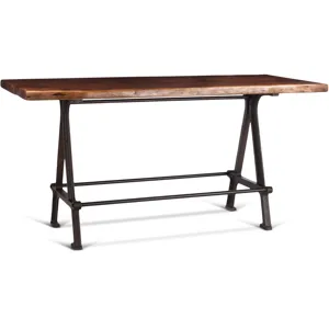 Industrial Loft 72" Gathering Table in Walnut