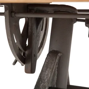 Industrial Loft 62" Adjustable Drafting Desk in Natural