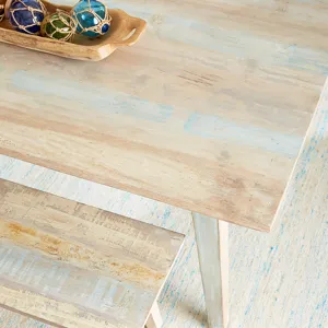 Ibiza 48" Bench in Vintage Teal Reclaimed Wood