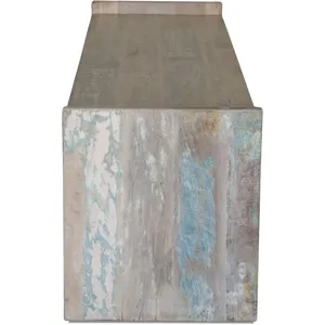 Ibiza Ibizia 60" Storage Bench in Vintage Teal Reclaimed Wood