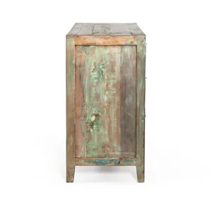 Ibiza 57" Dresser in Vintage Teal Reclaimed Wood